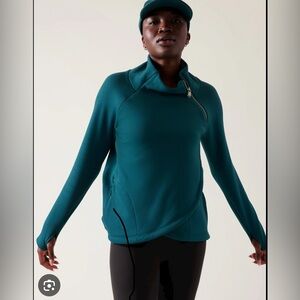 Athleta Cozy Karma Asymmetrical Pullover